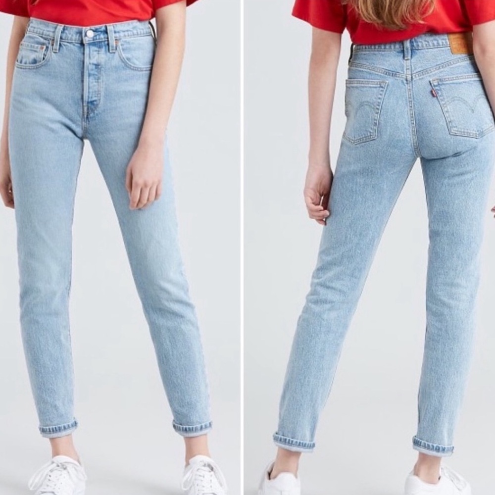 Levi's Premium 501 S Big E Button Fly Skinny Jeans Size 26